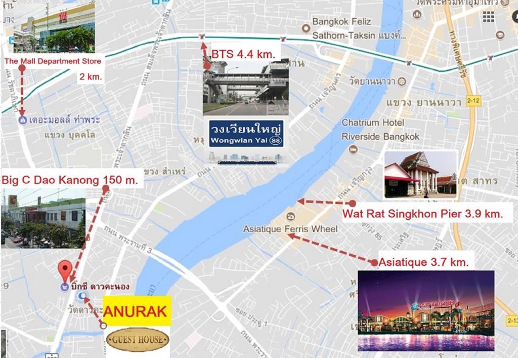 Anurak Guesthouse Bangkok Ngoại thất bức ảnh